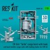RESKIT RSU35-0038 CH-54A Tarhe cargo hoist with hook and load leveller cargo reels with lashing hooks for ICM kit (3D Printed) (1/35)